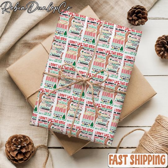 Discover Marcus The Worm Christmas Wrapping Paper, Christmas Marcus The Worm Wrapping Paper, Viral Meme Xmas Gift, Festive Holiday Presents Packaging