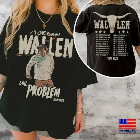 Discover Wallen Western Still The Problem Tour 2026 T Shirt Reprint