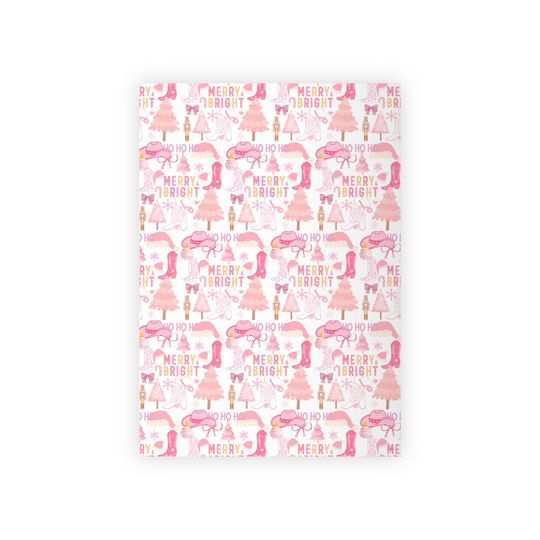 Discover Cowgirl Christmas Gift Wrap Papers