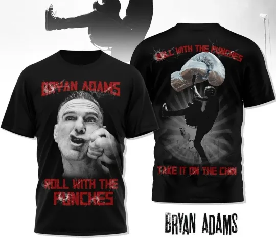 Discover BRYAN ADAMS 2025 Tour Unisex AOP 3D T-Shirt HS222