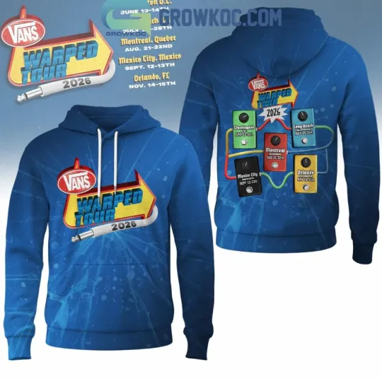 Discover Van Warped Tour 2026 3D All Over Printed Hoodie