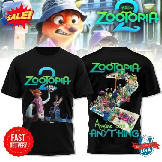 Discover Zootopia 2 Disney Movie 3D Shirt