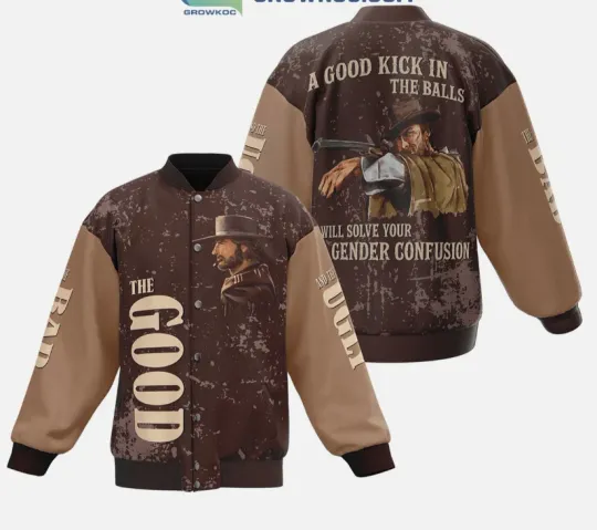 Discover The Good The Bad And The Ugly Clint Eastwood Movies Baseball Jacket