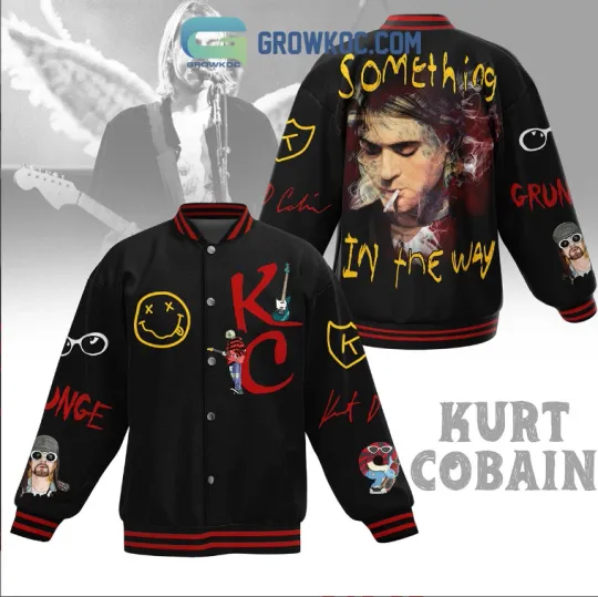 HOT Kurt Cobain Something In The Way Baseball Jacket Gift For Christmas