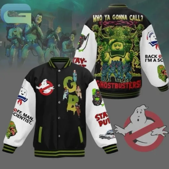 Ghostbusters Who Ya Gonna Call Fan Baseball Jacket Gift For Christmas