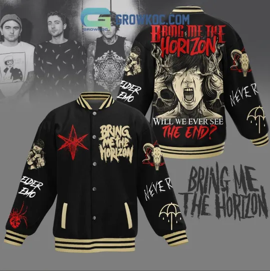 Discover HOT Bring Me The Horizon Never Baseball Jacket Gift For Christmas