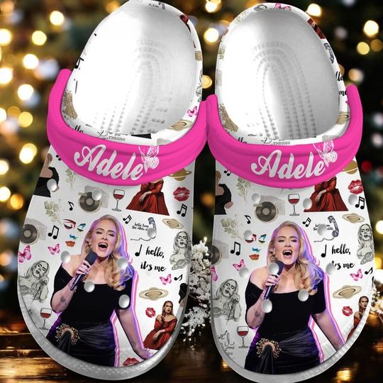 Discover Hello Its Me Clogs Shoes, Adele Christmas Shoes, UK Singer Christmas Slipper Unisex Footwear, Clogs Crocs Gift, Gift for Her