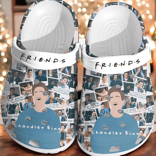 Discover Chandler FRIENDS Clogs Crocs, TV Series Christmas Gift, Custom Shoes Unisex, Funny Crocs,