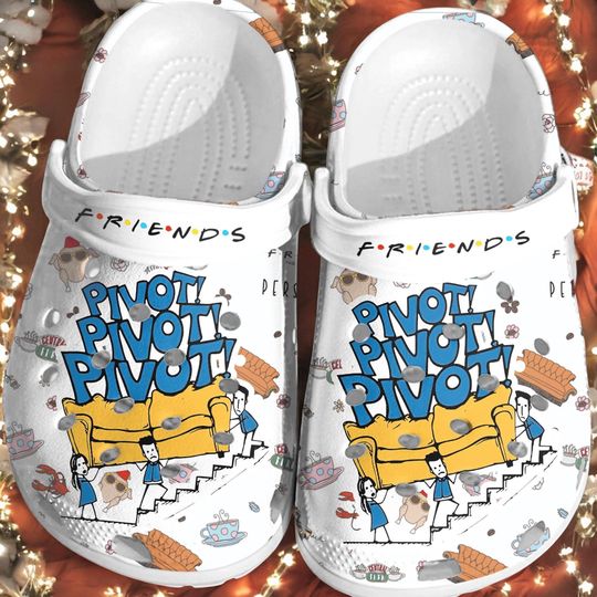 Pivot Pivot Pivot Friends Tv Series Clogs , Best Friends Christmas Gift, Comfortable Sandal