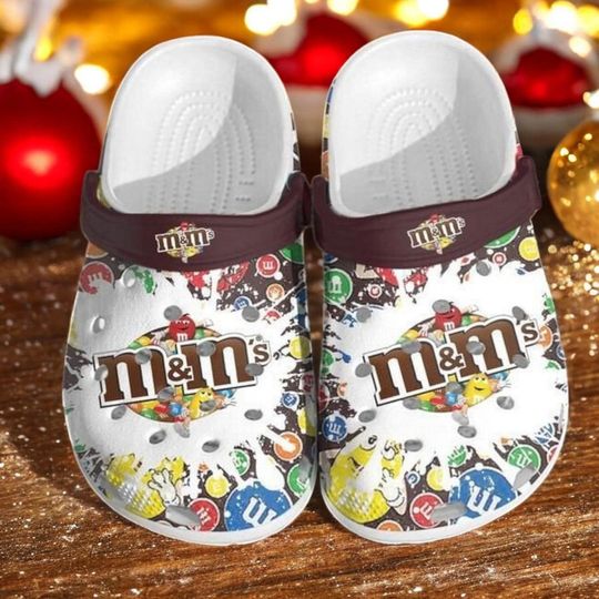 Discover Candy Sweet Chocolate Clogs Shoes,  M&M Chocolate Christmas Gift, Candy Slipper Unisex Footwear, Gift For Kid
