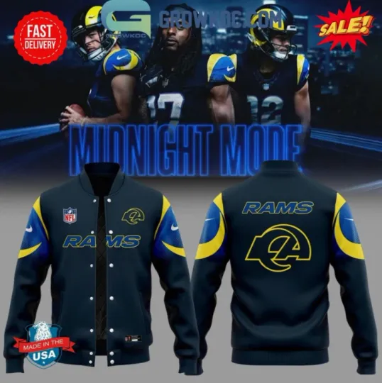 Discover Los Angeles New Mid Night 2025 Baseball Jacket Gift For Christmas