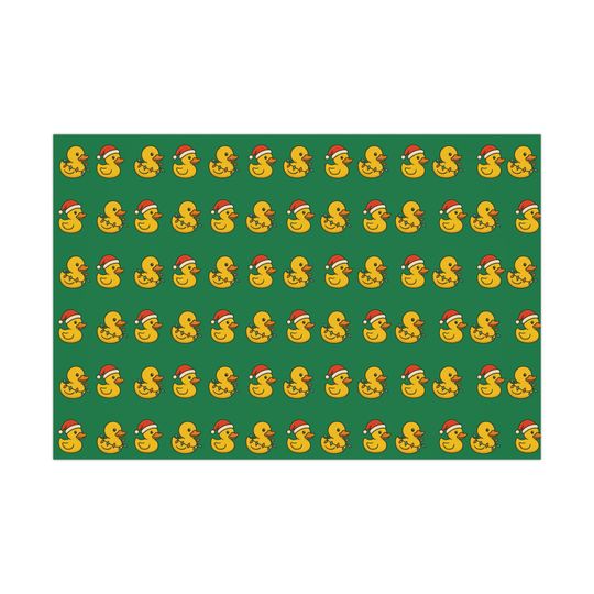 Discover Festive Duck Gift Wrap Papers | Holiday Gift Wrap, Christmas Wrapping Paper, Cute Gift Wrap, Seasonal Wrap, Wrapping Supplies