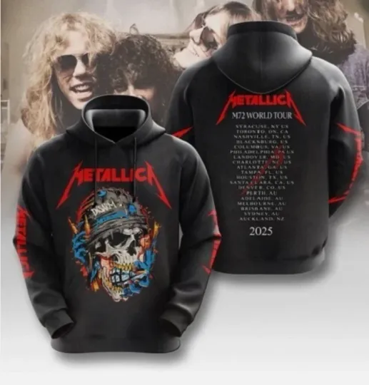 M72 World Tour 2025 3D Hoodie MET Band 3D Hoodie Good Price