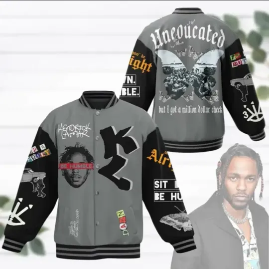 HOT Kendrick Lamar Mustard Baseball Jacket, Mustard Meme Jacket Men