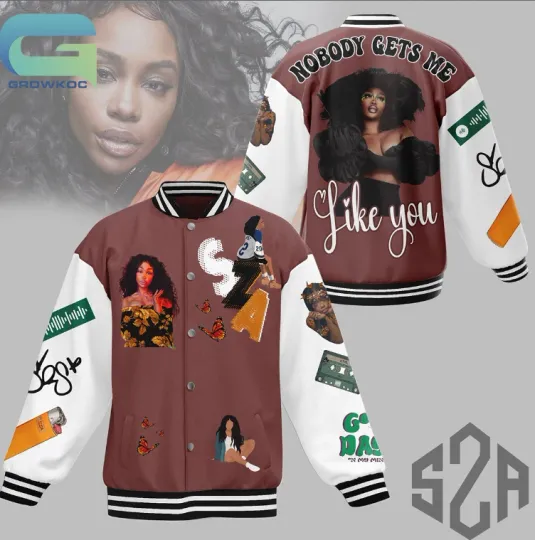 Discover SZA Nobody Gets Me Like You Fan Baseball Jacket Gift For Christmas