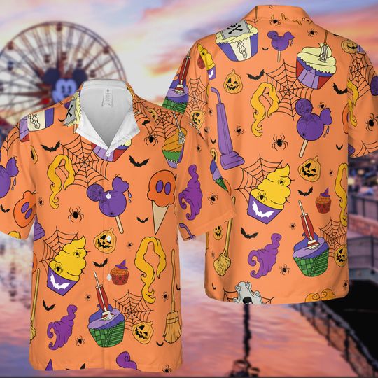 Discover Funny Hocus Pocus Sweets Ice Cream Hawaiian Shirt, Disney Hocus Pocus Halloween Shirt, Sanderson Sisters Tee, Disneyland Spooky Season Tee