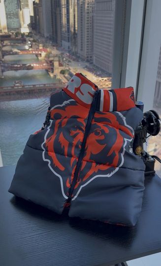 Discover CUSTOM MADE! Choose your team/city - Upcycled Puffer Vest Made From a Flag! Gift for sports fans! Football, Basketball, Hockey, College/Pro