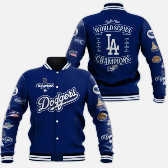 Discover Dodger 8 Times Champions Baseball Jacket Gift For Christmas