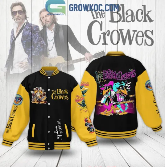 Discover The Black Crowes She Talks To Angels Fan Baseball Jacket Gift For Christmas