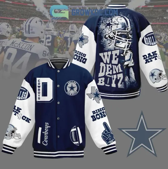 Discover Cowboys Dak Attack Fan Baseball Jacket Gift For Christmas