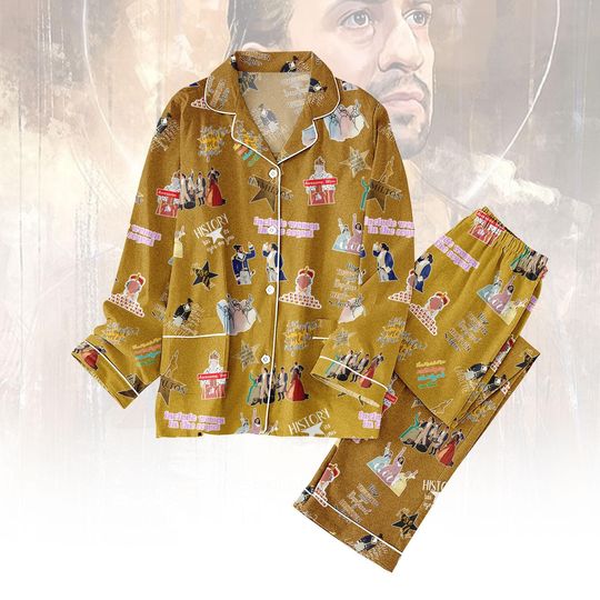 Discover Hamilton Musical Christmas Pajamas Set for Women, Broadway Musical Sleepwear, Rise Up Shirt, Movie Xmas Pajamas