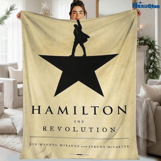 Discover Hamilton Musical Fleece Blanket, Alexander Hamilton, Hamilton Broadway, American Musical, Hamilton Throw Blanket, Hamilton Musical Blanket