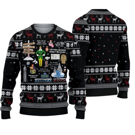 Buddy The Elf Ugly Christmas Sweater