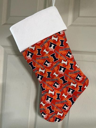 Illinois Fighting Illini Christmas Stocking
