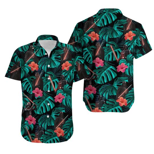 Darth Vader Hawaiian Shirt Star Wars Button Up Shirt