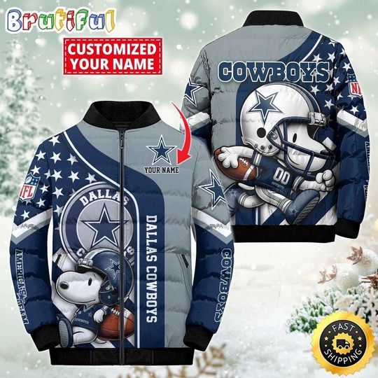 Dallas Cowboys Puffer Jacket Snooby Customized Jacket