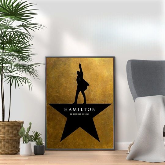 Discover Hamilton Musical Poster: Broadway Theatre Wall Art
