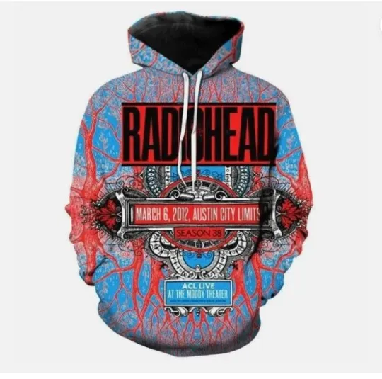 Discover Radio-head 3D Full Over Print Hoodie 3D 2025
