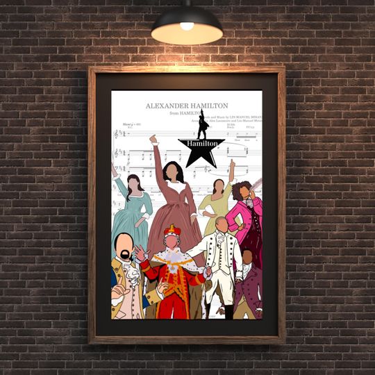 Discover Hamilton Musical Art Print | Broadway Theatre Gift