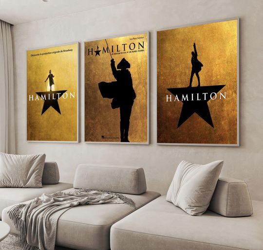 Discover Hamilton Poster | Musical Wall Art | Theater Canvas Print | Iconic Stage Show Decor | Musical Lover Gift