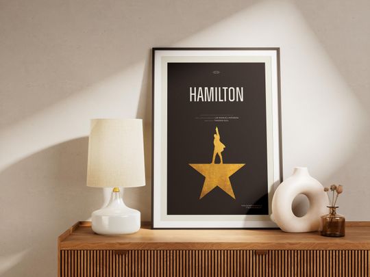 Discover Hamilton Broadway Musical Poster: Movie Style Theater Wall Art