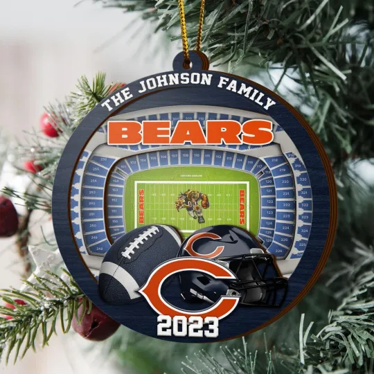 Discover Personalized Chicago Team Bearss Sport Stadium Ornament Gift For Fans