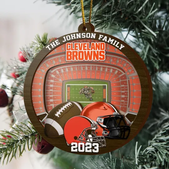 Discover Personalized Cleveland Team Brownss Sport Stadium Ornament Gift For Fans