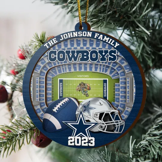 Discover Personalized Dallas Team Cowboyss Sport Stadium Ornament Gift For Fans