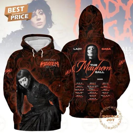 Ld ga The Mayhem Ball Tour 2025 Hoodie 3D AOP