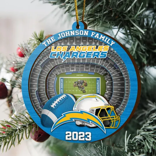 Discover Personalized Los Angeles Team Chargerss Sport Stadium Ornament Gift For Fans