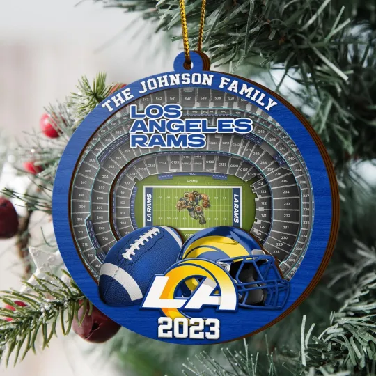 Discover Personalized Los Angeles Team Ramss Sport Stadium Ornament Gift For Fans