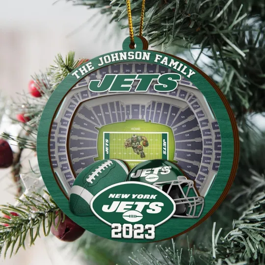Discover Personalized New York Team Jetss Sport Stadium Ornament Gift For Fans