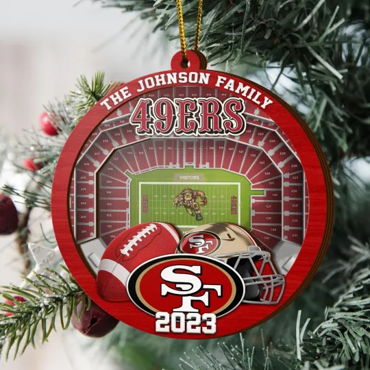 Discover Personalized San Francisco Team 49erss Sport Stadium Ornament Gift For Fans