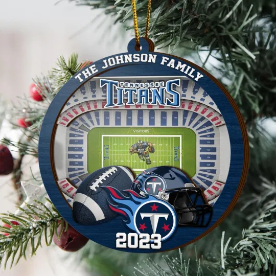 Discover Personalized Tennessee Team Titanss Sport Stadium Ornament Gift For Fans