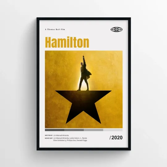 Discover Hamilton Movie Poster Print, Wall Art - Unframed