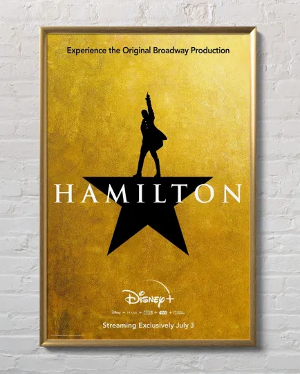 Discover Hamilton 2020 Movie Poster 24"x36" Glossy Unframed 20023