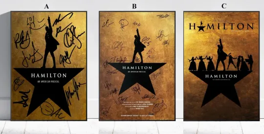 Discover Hamilton An American Musical Poster, Lin Manuel Miranda Wall Art