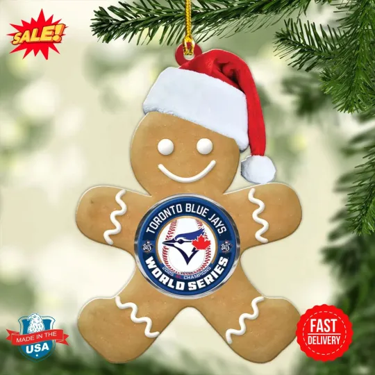 Discover Toronto Blue Jay 2025 American League Champions Acrylic Ornament