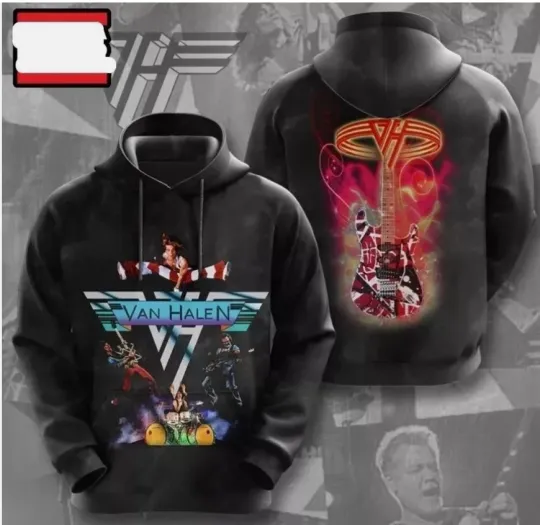 Discover Van Rock Band Graphics Design 3D Hoodie