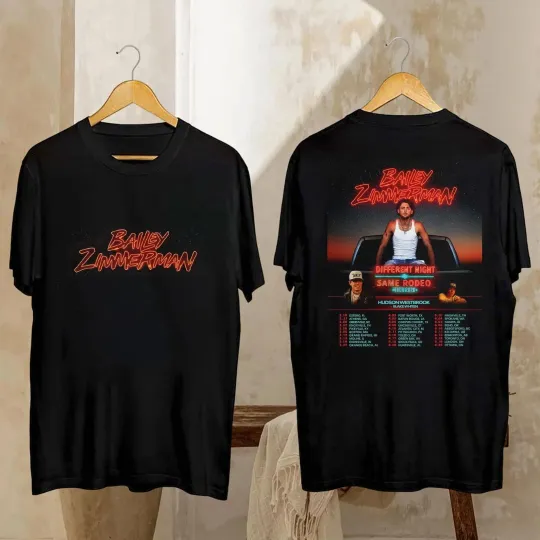 Discover Bailey Zimmerman Tour 2026 T-Shirt
